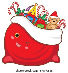 Kawaii Christmas sack.