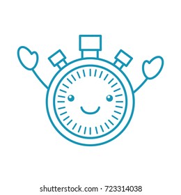 kawaii chronometer speed timer cartoon