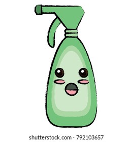 kawaii cleaning utensils design