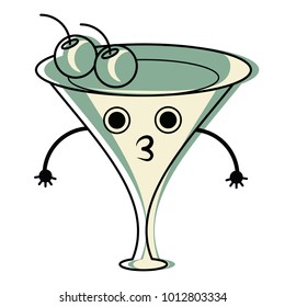 Kawaii cocktail drink 