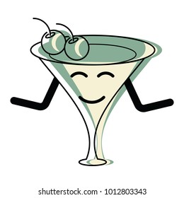 Kawaii cocktail drink 