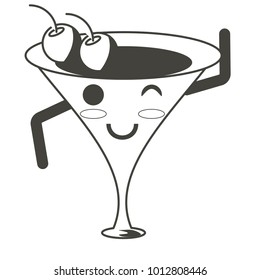 Kawaii cocktail drink 