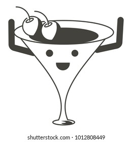 Kawaii cocktail drink 