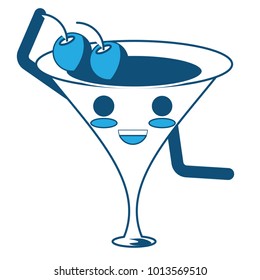 Kawaii cocktail drink 