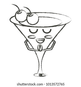 Kawaii cocktail drink 