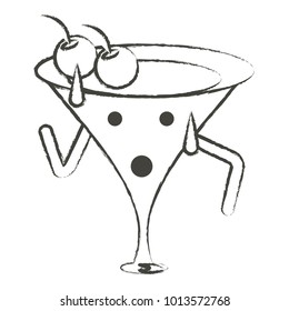 Kawaii cocktail drink 