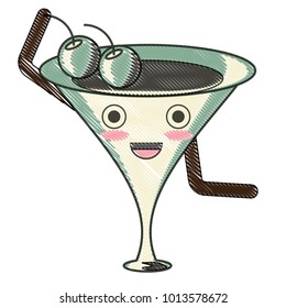 Kawaii cocktail drink 