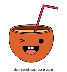 kawaii cocktail icon