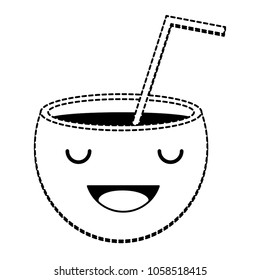 kawaii cocktail icon