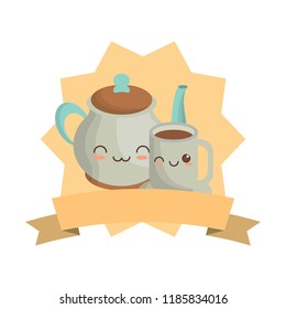kawaii coffee design