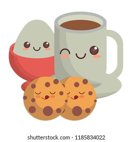 kawaii coffee design