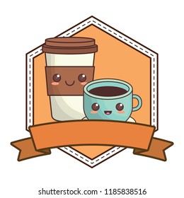 kawaii coffee design