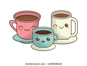kawaii coffee design