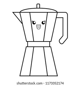 kawaii coffee maker icon