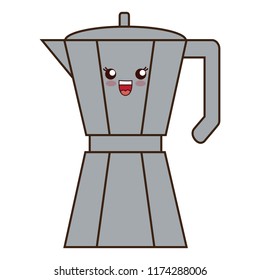 kawaii coffee maker icon