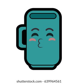 kawaii coffee mug icon