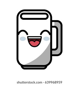kawaii coffee mug icon
