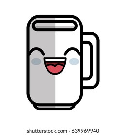 kawaii coffee mug icon