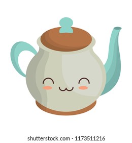 Kawaii Coffee Pot Icon Stock Vector (Royalty Free) 1173511216 ...