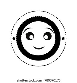 kawaii coin design
