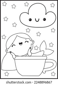 Kawaii Coloring pages for Kids