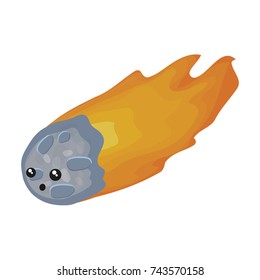 kawaii comet icon