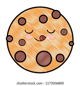 kawaii cookie icon