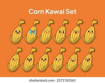 A Kawaii Corn Character Collection