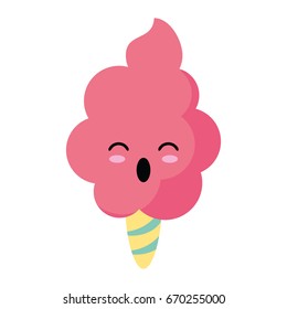 kawaii cotton candy icon image 