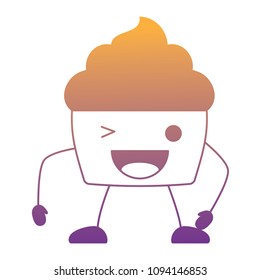 kawaii cupcake icon