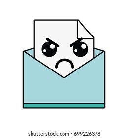 kawaii cute angry file message