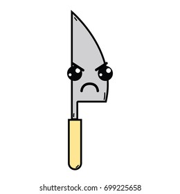 kawaii cute angry kitchen utensil