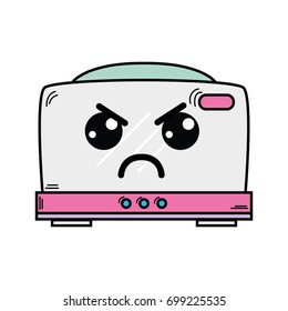 kawaii cute angry toaster technology