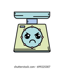 kawaii cute angry weight machine