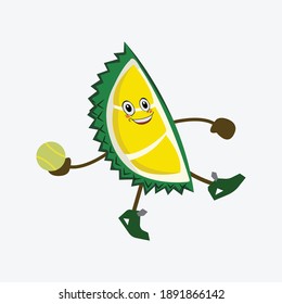 kawaii cute fruit durian fill icon