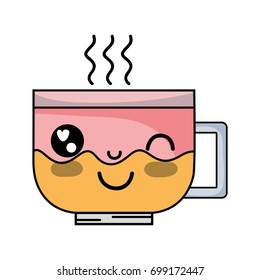 kawaii cute funny coffee cup