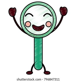 kawaii cute funny magnifying glass