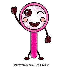kawaii cute funny magnifying glass