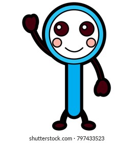 kawaii cute funny magnifying glass
