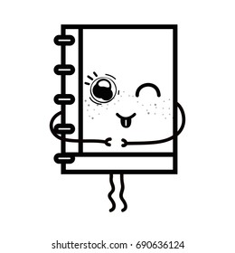 kawaii cute funny notebook tool