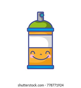 kawaii cute happy aerosol spray