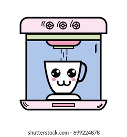 kawaii cute happy coffee maker technology