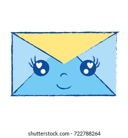 kawaii cute happy e-mail message