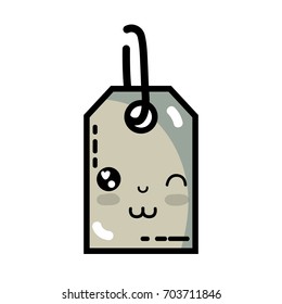 kawaii cute happy label price