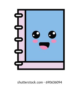 kawaii cute happy notebook tool