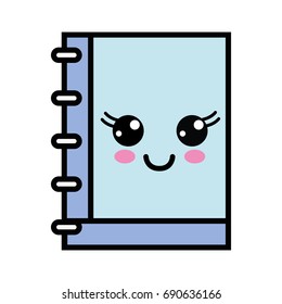 kawaii cute happy notebook tool