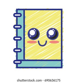 kawaii cute happy notebook tool