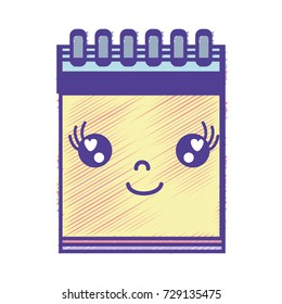 kawaii cute happy notebook tool