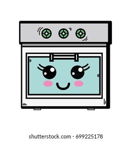 kawaii cute happy oven technology