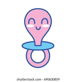 kawaii cute happy pacifier tool
